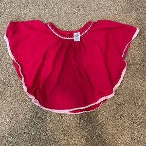 Adorable girls poncho style shirt!